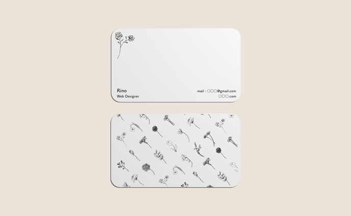 グラフィックデザイン、card
