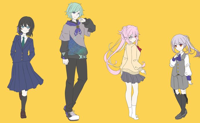 Cre×mate様 MVイラスト①