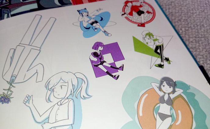 イラストレーターの作品集CUT2020に掲載されました。