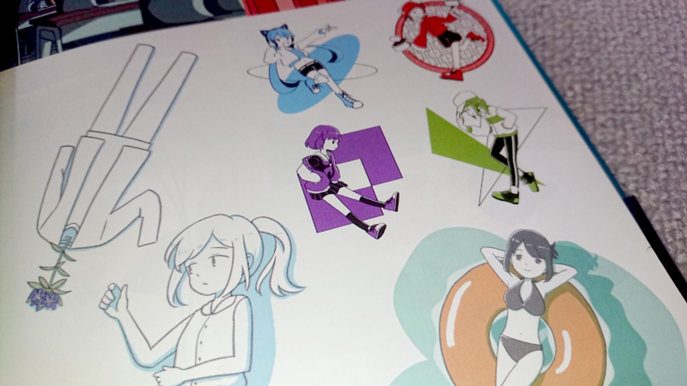 イラストレーターの作品集CUT2020に掲載されました。-1
