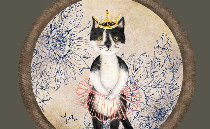 Cat ballerina