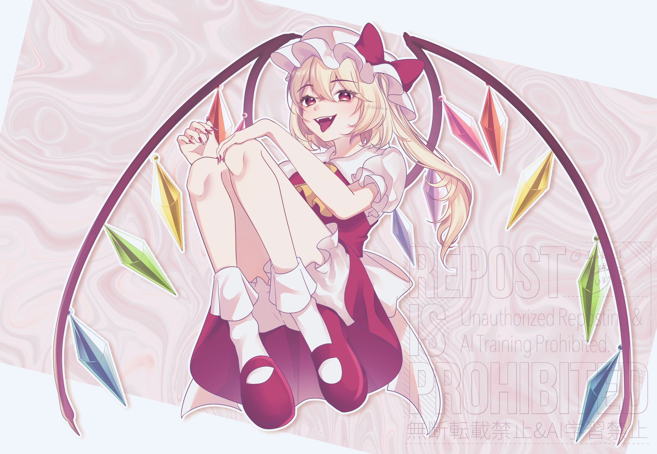 【イラスト】フランドール・スカーレット【二次創作】-1