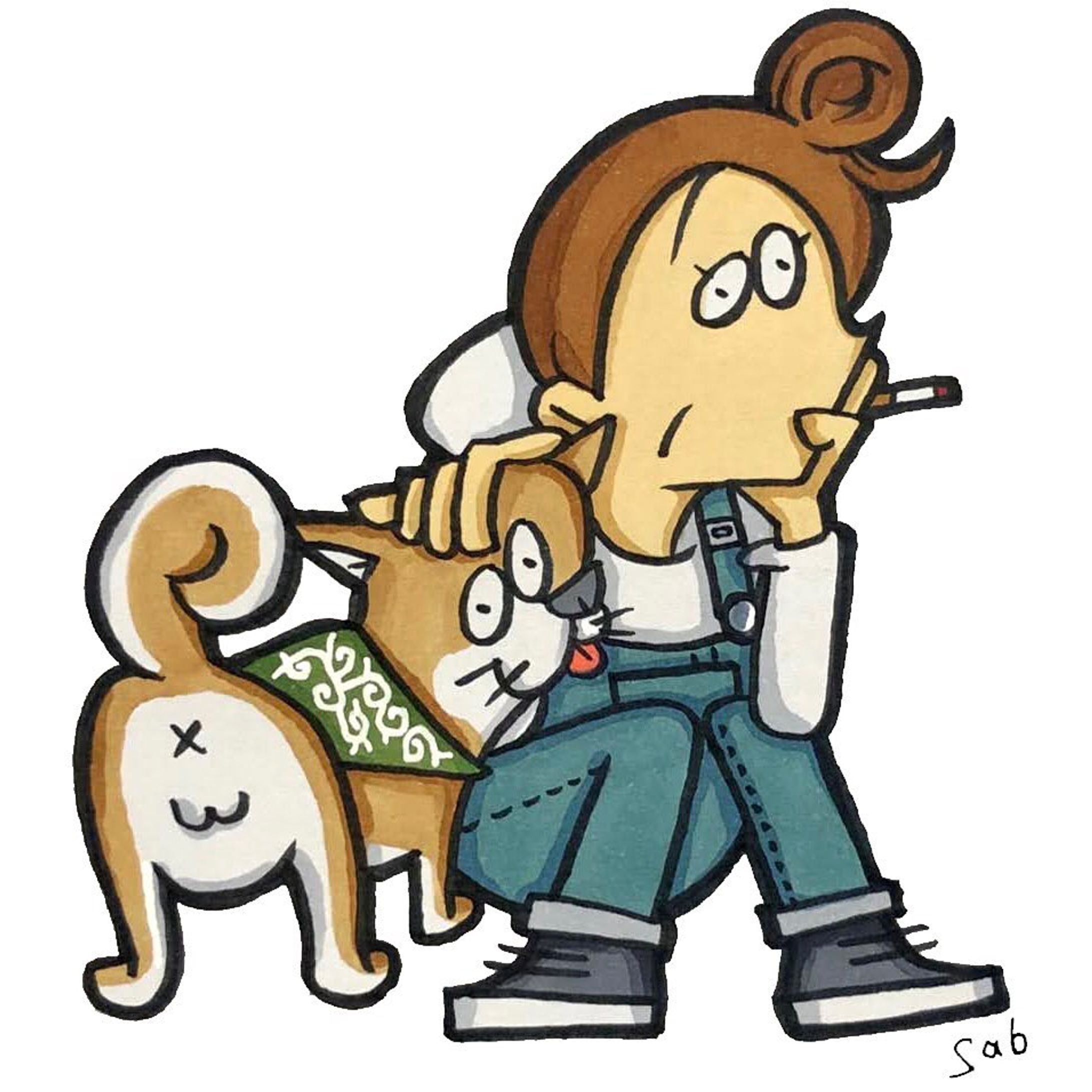 柴イッヌと女。
#drawing  #illustration #art #artwork #dog #cartoon #イラスト #落書き #イラストレーター #絵 #アート #犬 #犬イラスト #イッヌ #イッヌスタグラム #柴犬 #女の子イラスト #ガールズイラスト #カートゥーン #イラストグラム-1