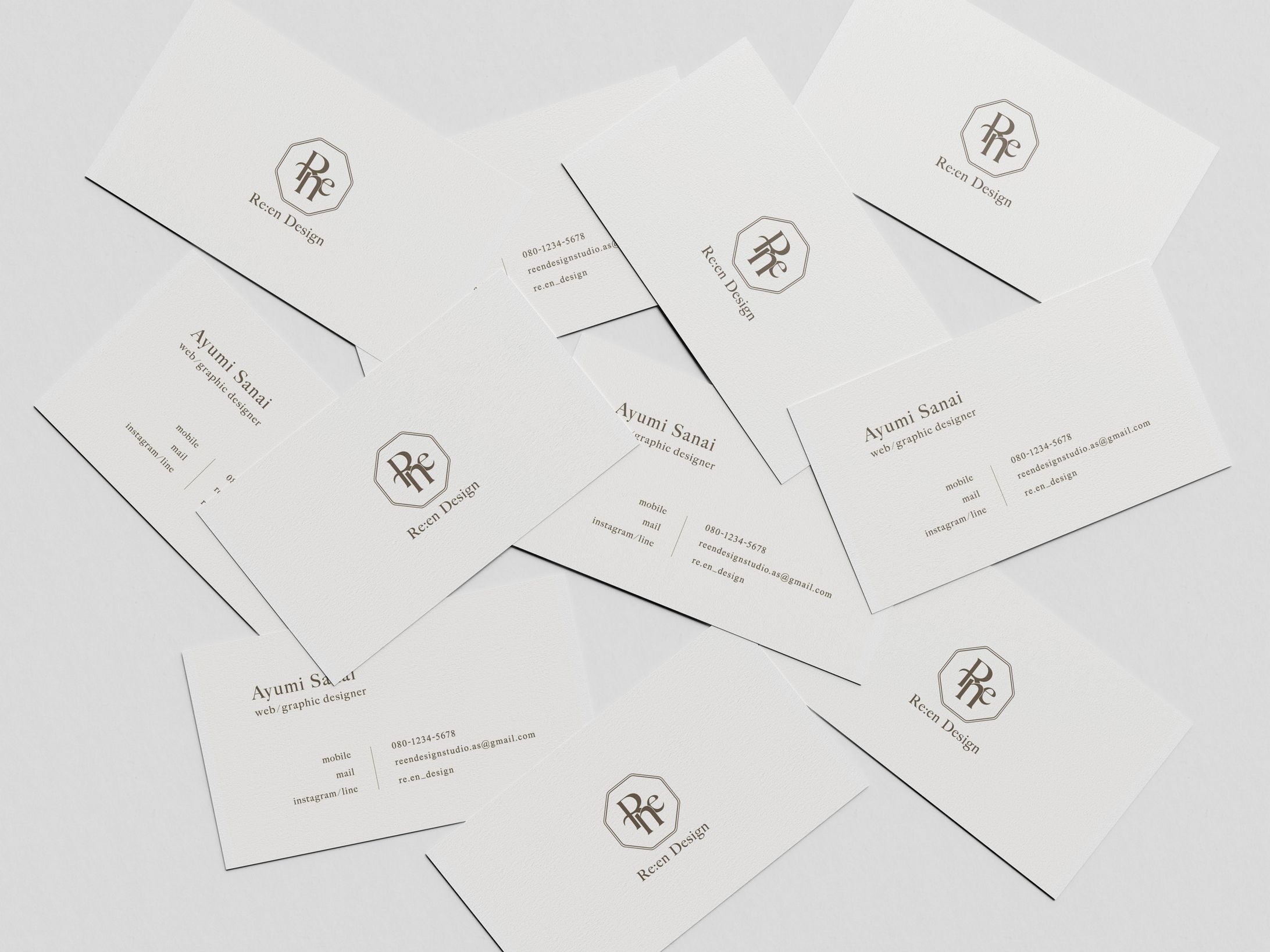 【名刺・ロゴ】Re:en Design-1