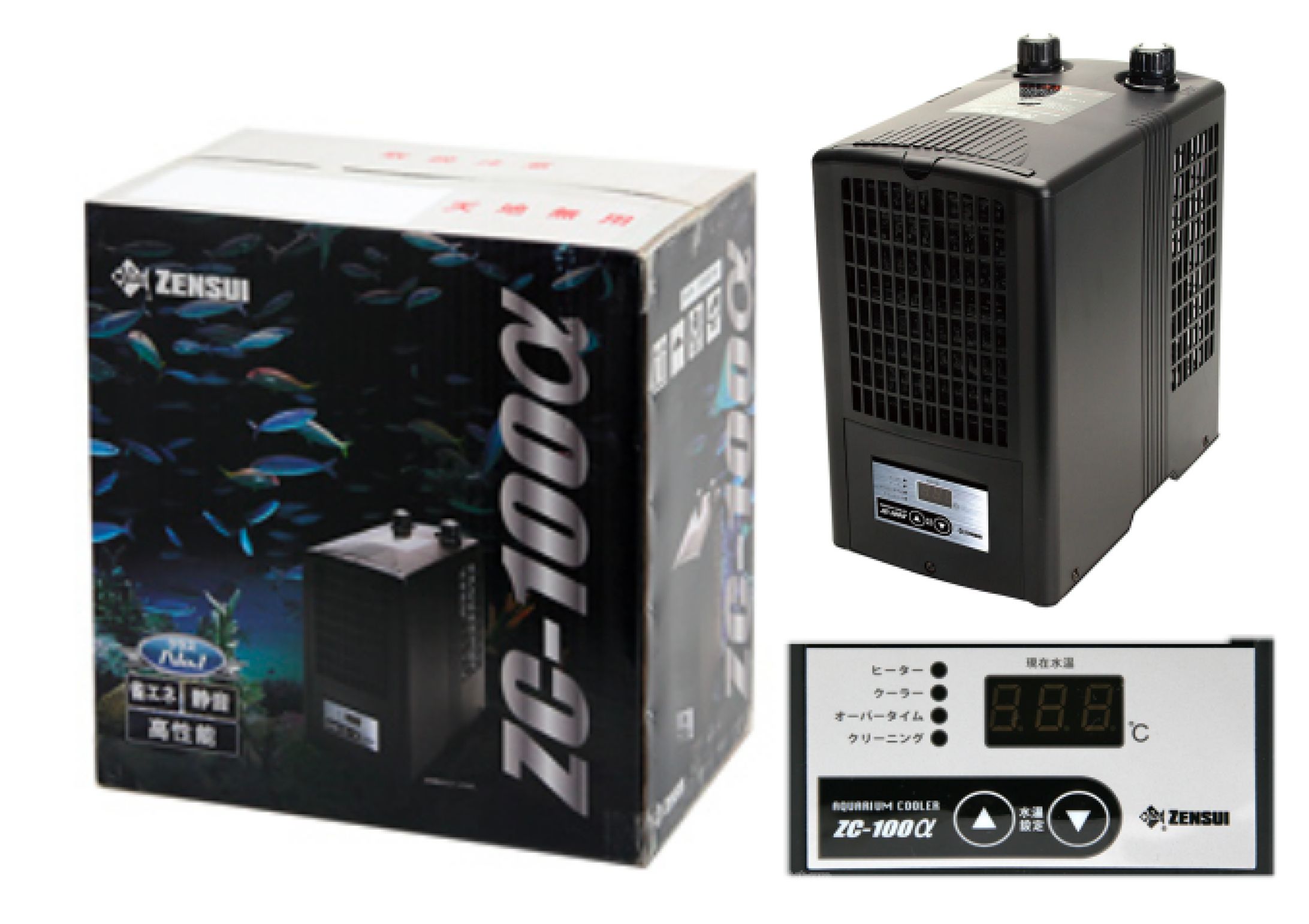水槽用水温調節機パッケージデザイン-1
