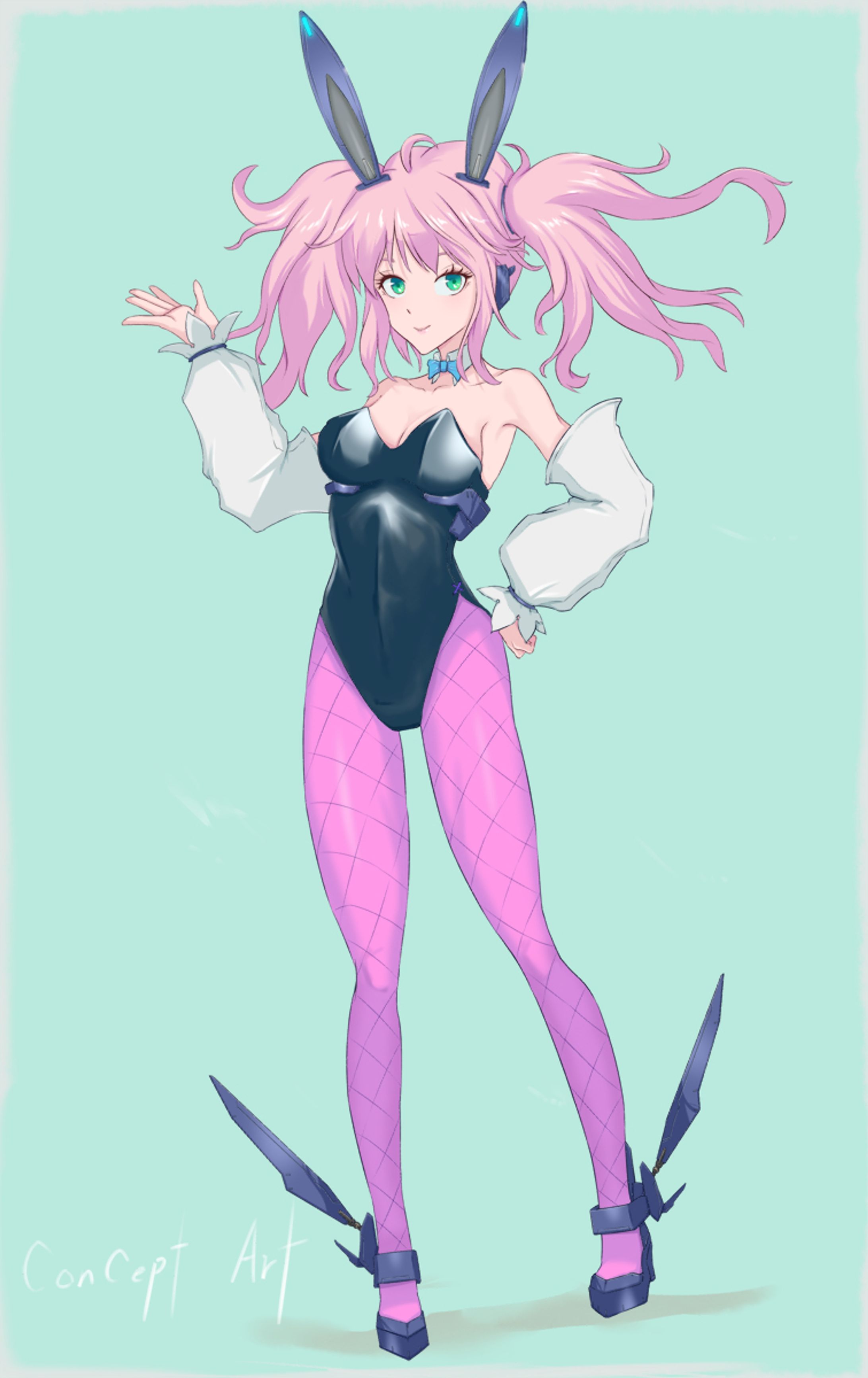 女の子キャラクターデザイン案07-1