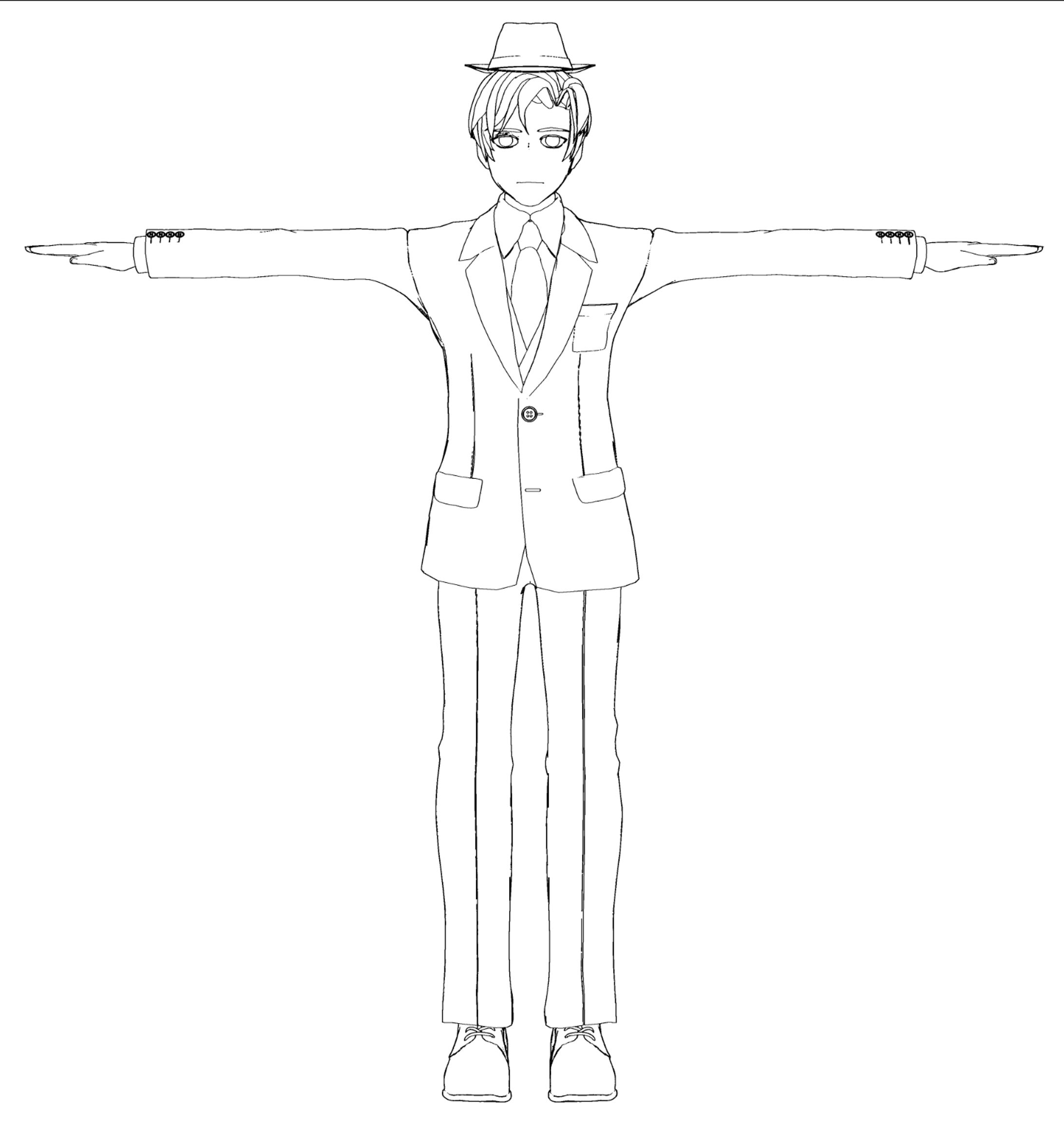 公式企業案件_漫画『宝石商のメイド』アルフレッドLT変換用３Dモデル担当-1