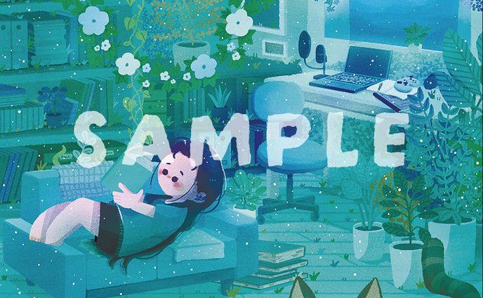 ブックカバー イラスト / 憩 花緑青様　