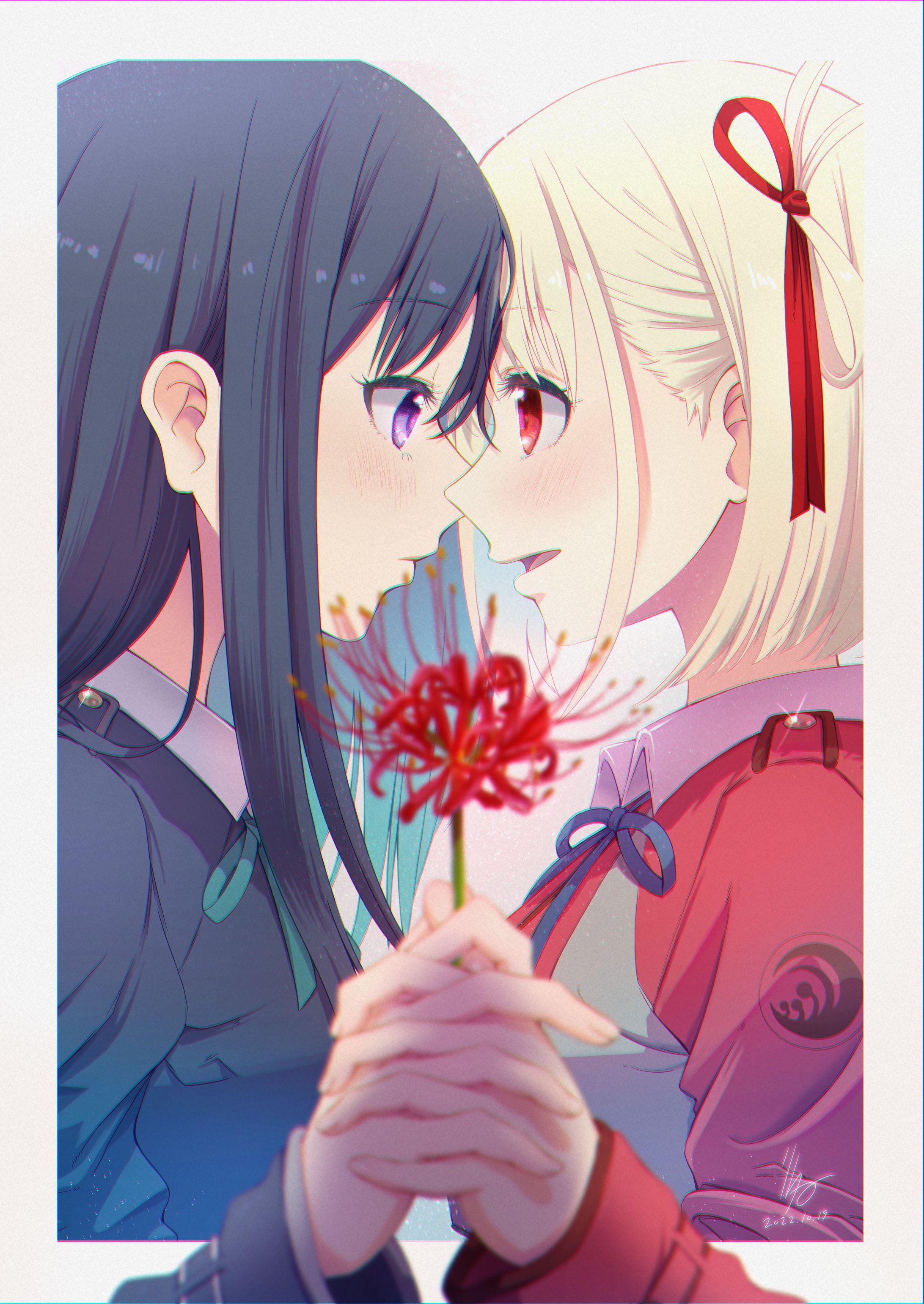 skebご依頼絵_リコリコ-1