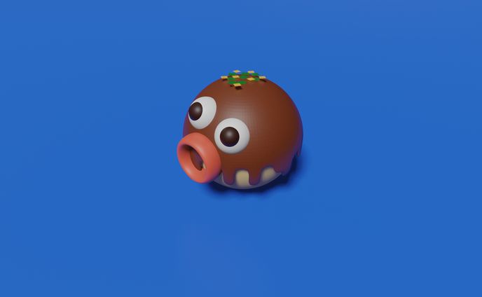 3Dモデリング たこ焼き