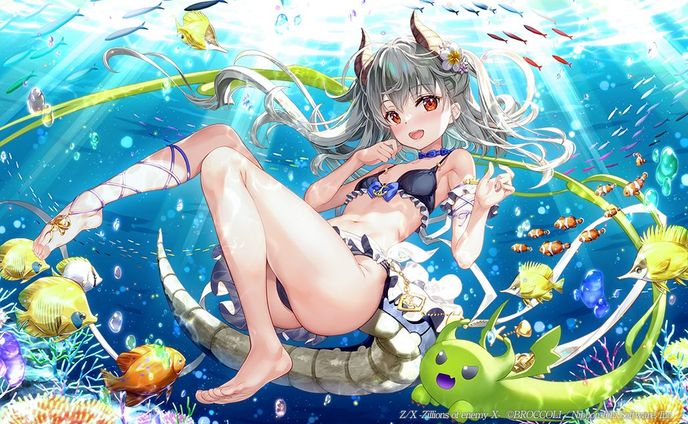 ブロッコリートレカアイテムくじOnline 「Z/X -Zillions of enemy X-」第2弾　「姫君と竜 無垢なる調停者」