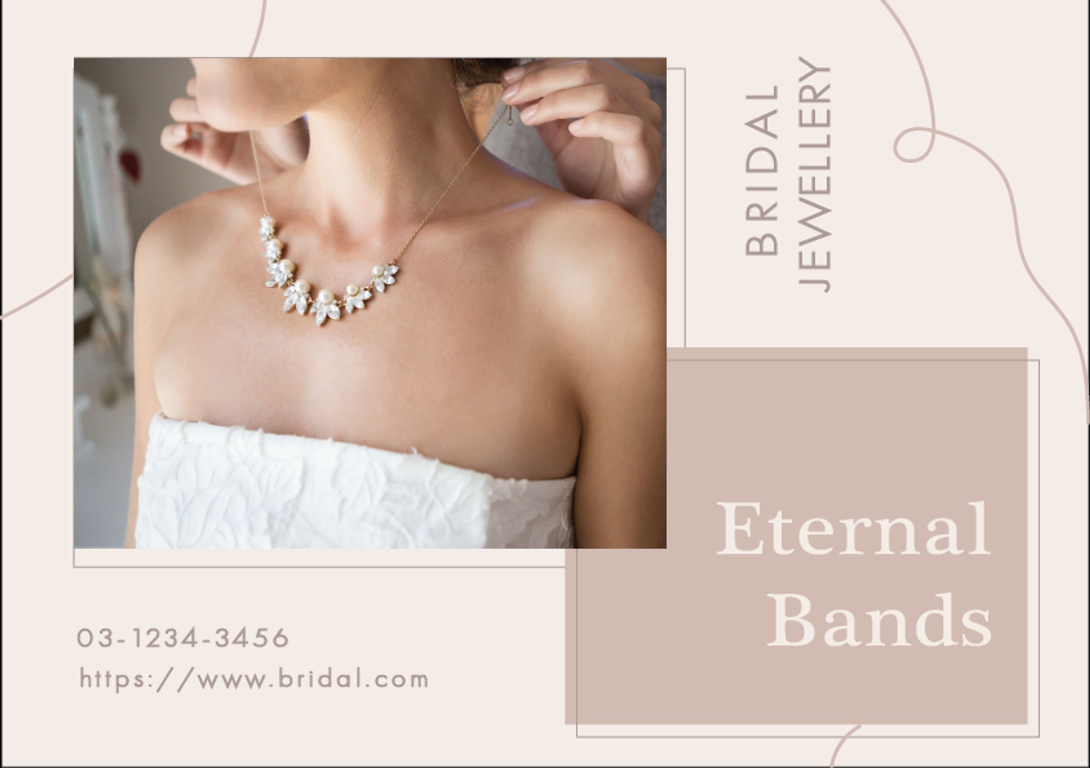 ブライダルジュエリーの広告（Bridal jewelley ad)-1