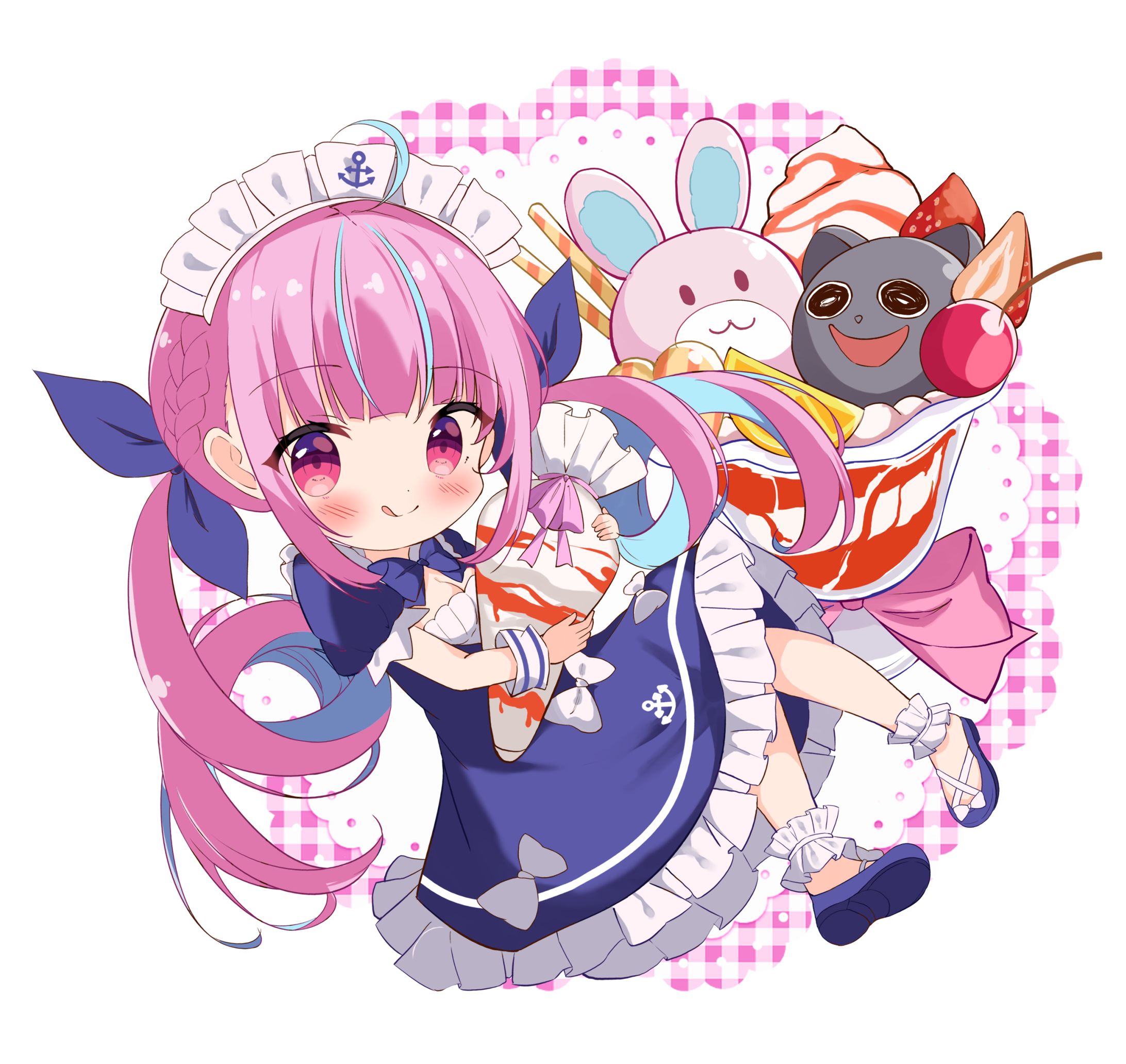 アクキー用イラスト/湊あくあ-1