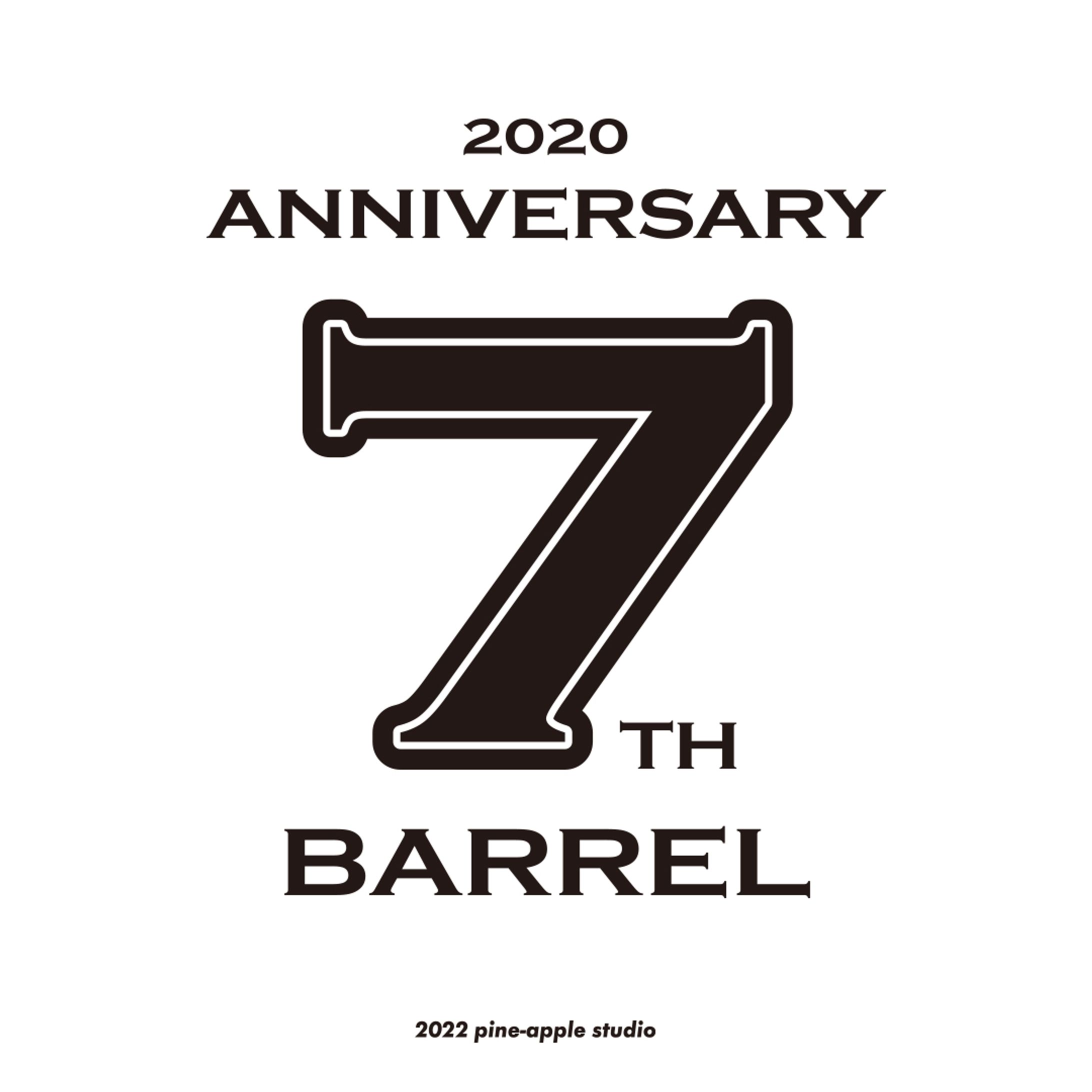 セブンスバレル7周年Tシャツロゴ
bar seventh barrel様
2022

#logotype #design #graphic design #nagoya #ロゴ #ロゴマーク #シンボルマーク #名古屋 #グラフィックデザイン #デザイン #pine-apple studio #p-studio-1