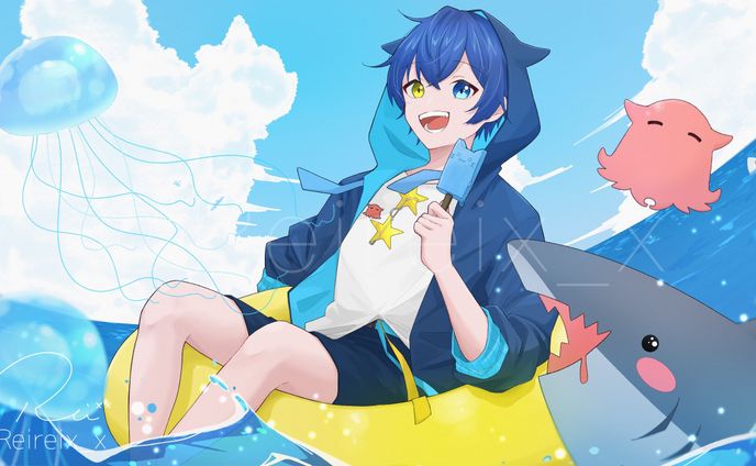 配信者、mvイラスト