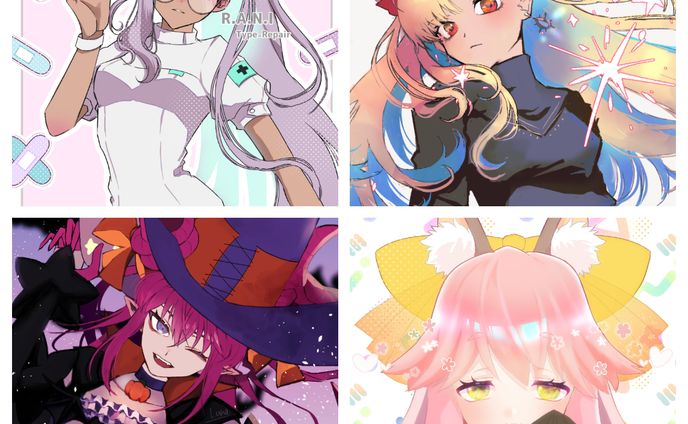 女性キャラクターサンプル