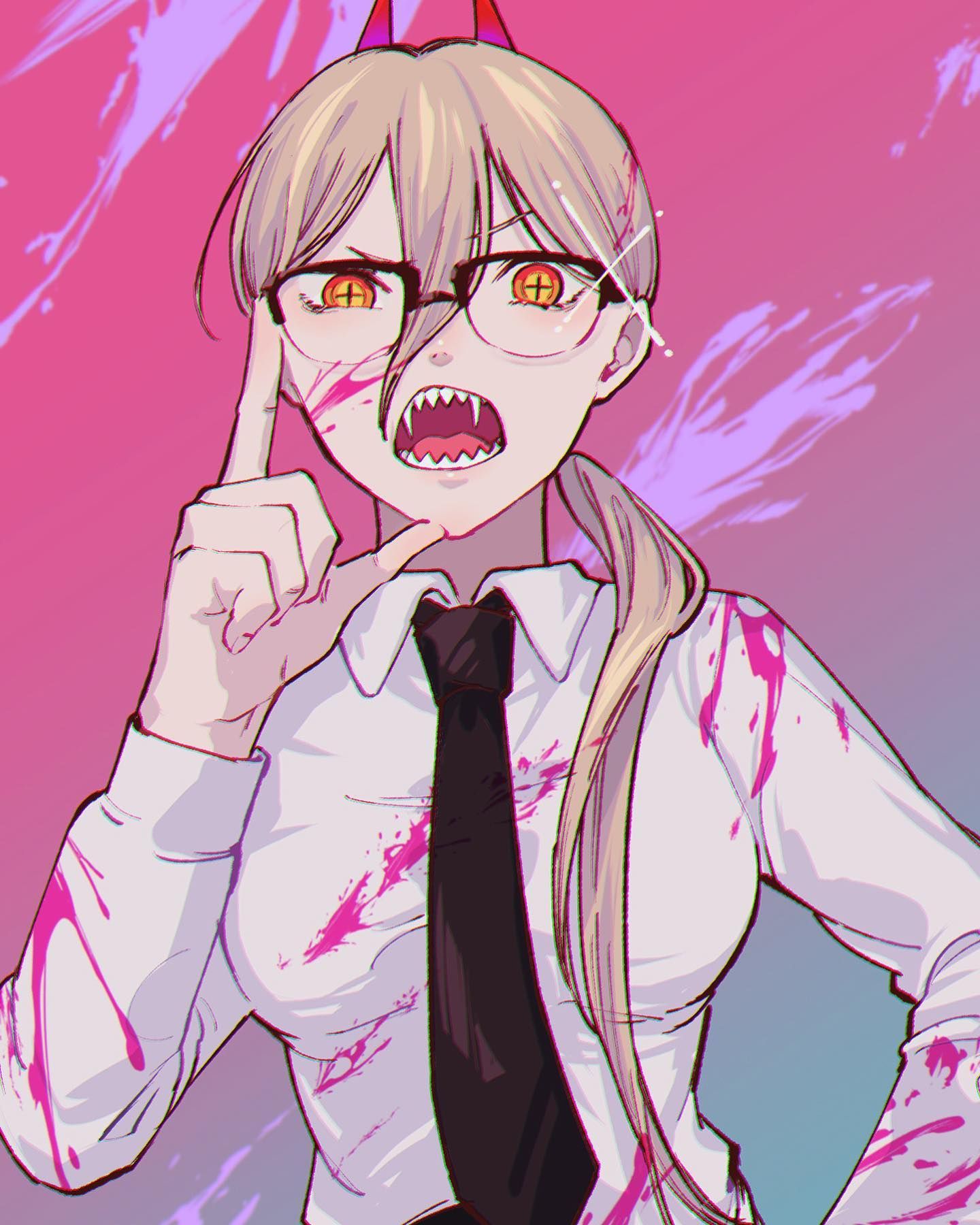 超インテリ パワー #チェンソーマン #チェンソーマンイラスト
