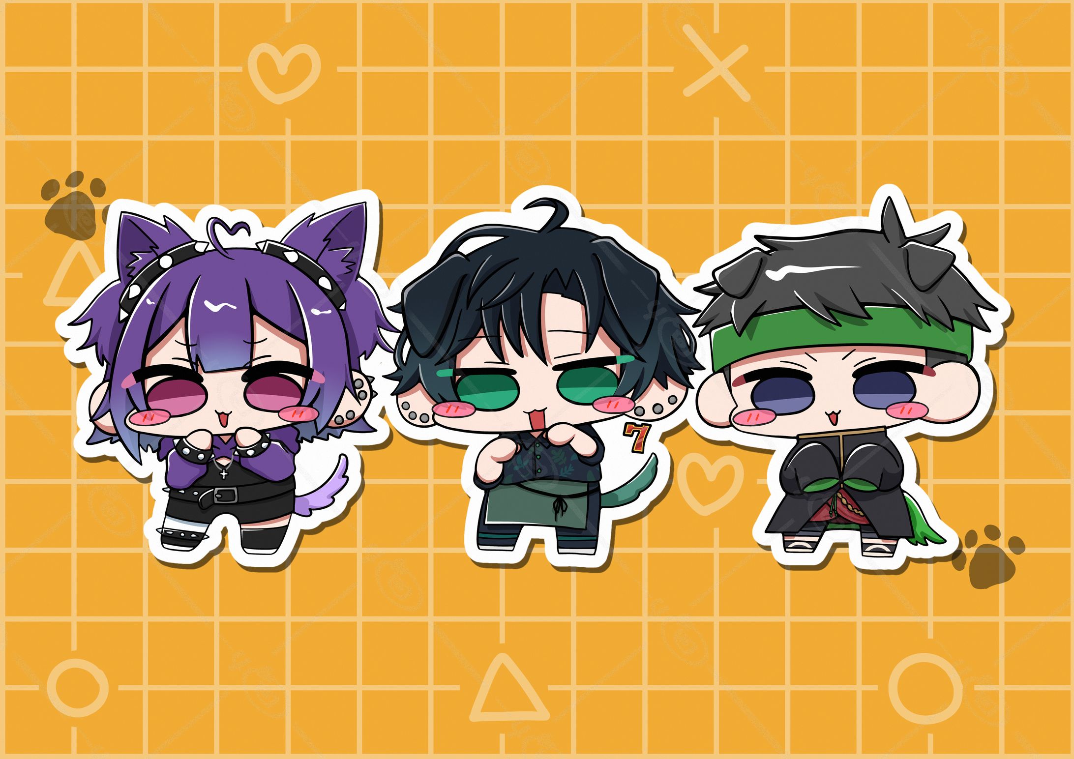 【依頼品】わんこ化ミニキャライラスト-1