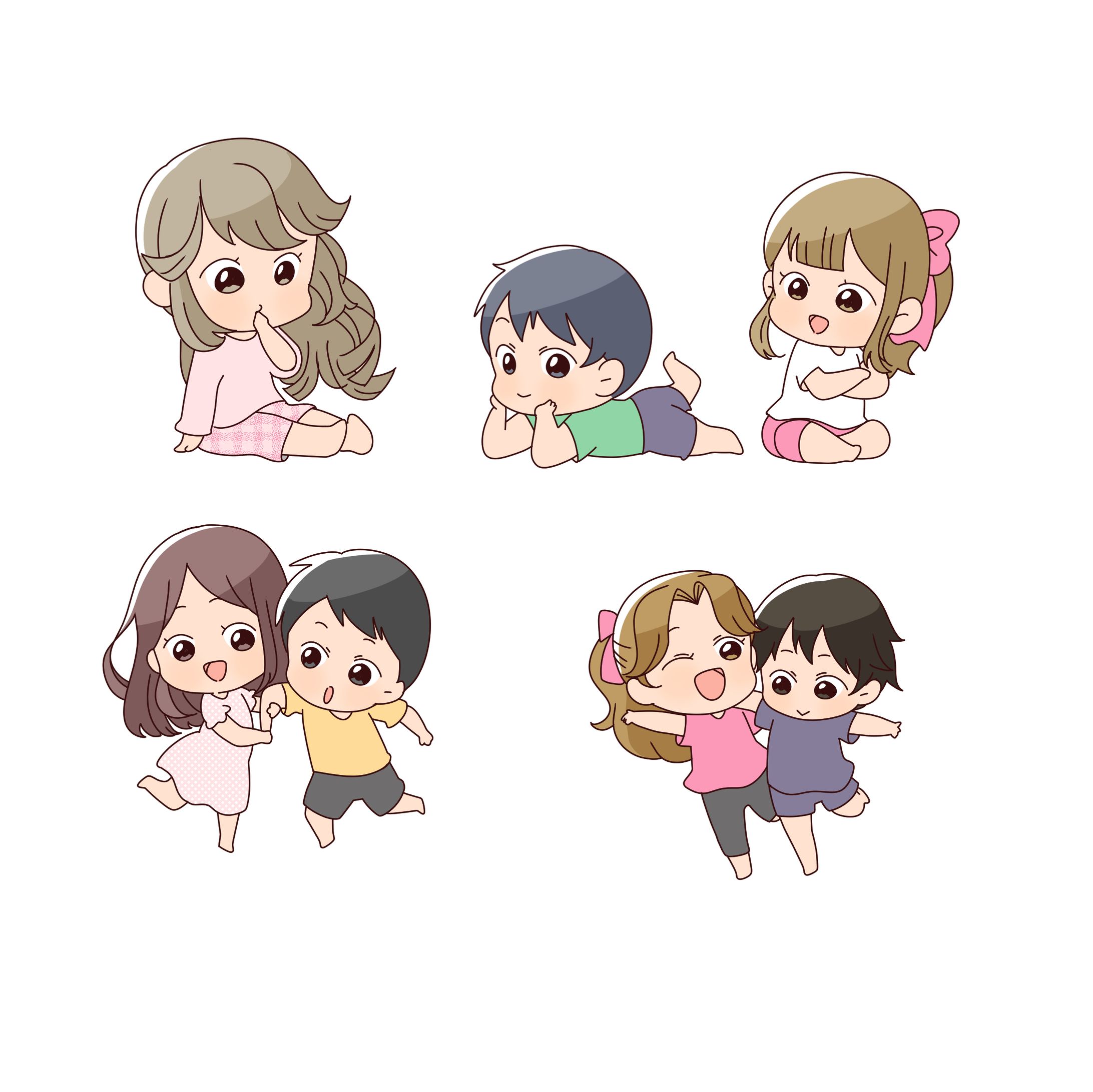 イラストサンプル（ミニキャラ）-1