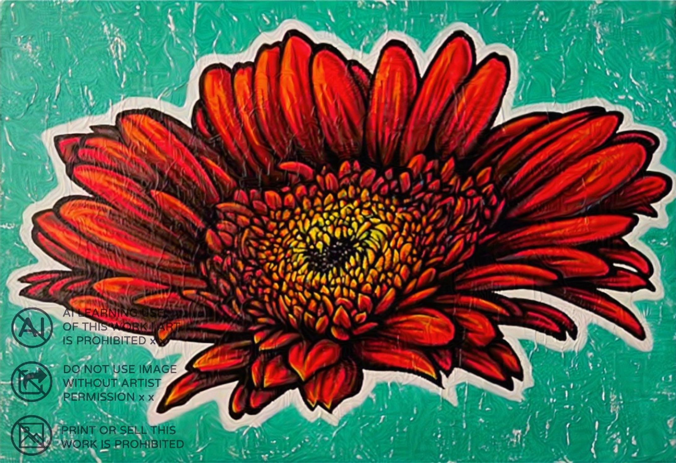 赤いガーベラ-1