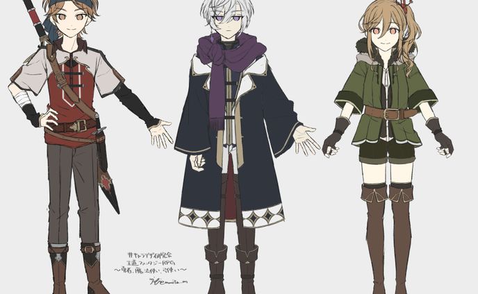 キャラデザ テーマはRPG