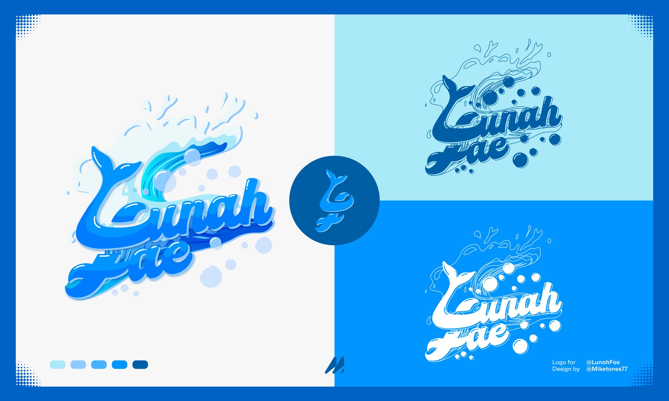 Vtuber Logo for Lunah Fae-1