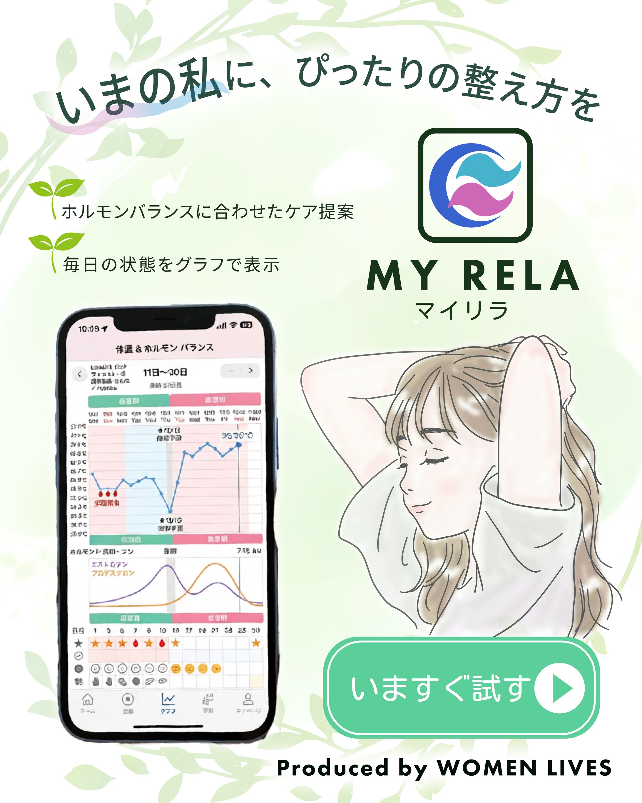 女性向けヘルスケアアプリ（架空）-1