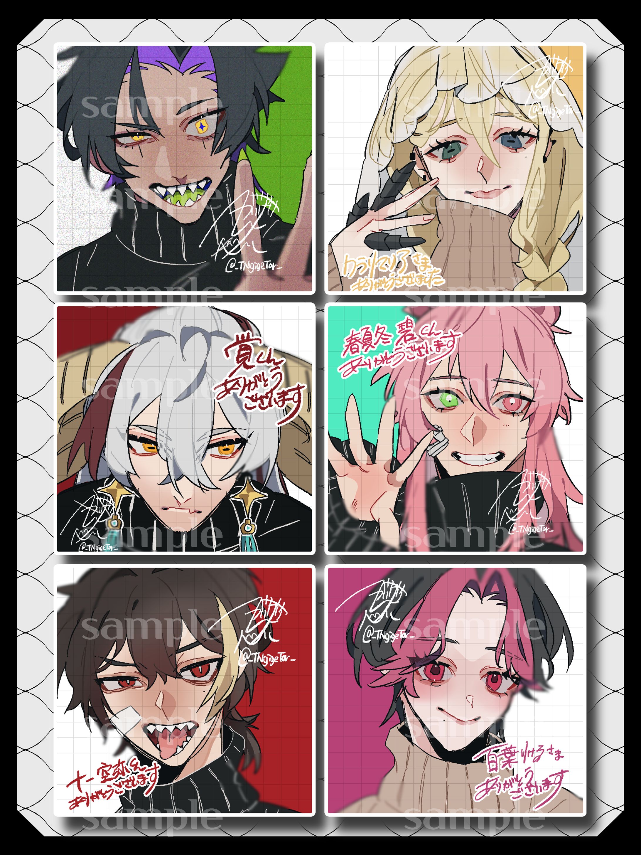 【企画】【アイコン】アイコン用簡易イラスト【6種】-1