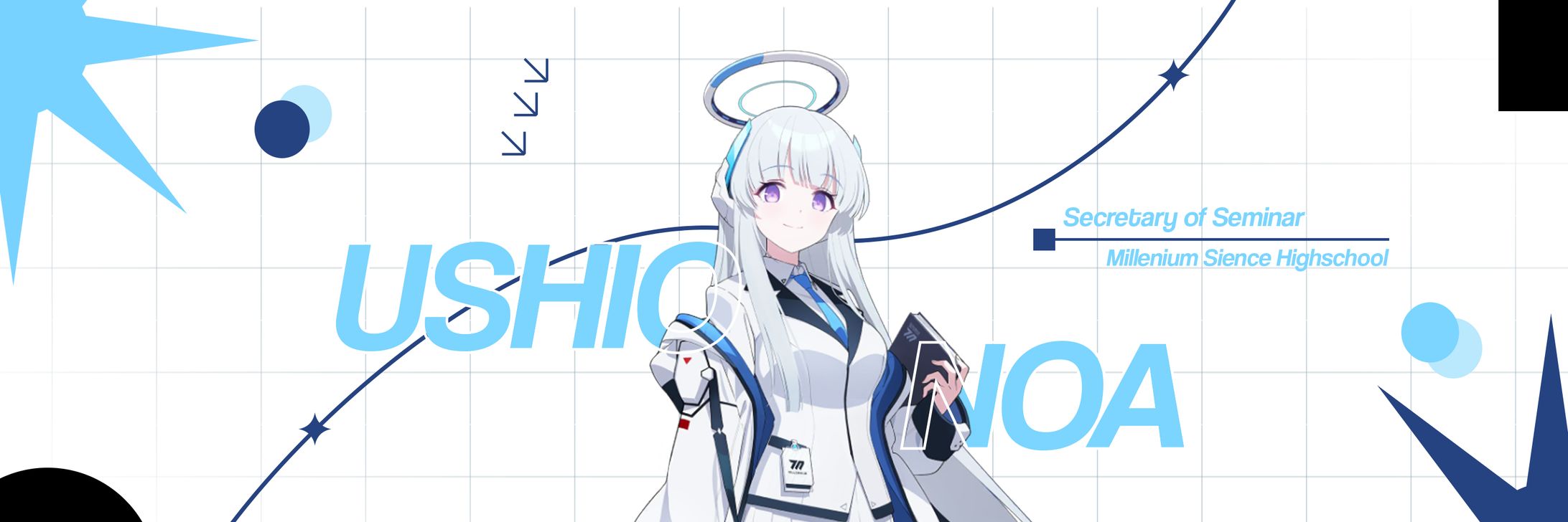 Ushio Noa - Blue Archive Banner-1
