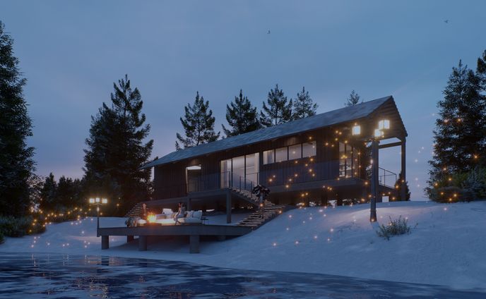 Wooden House for competition