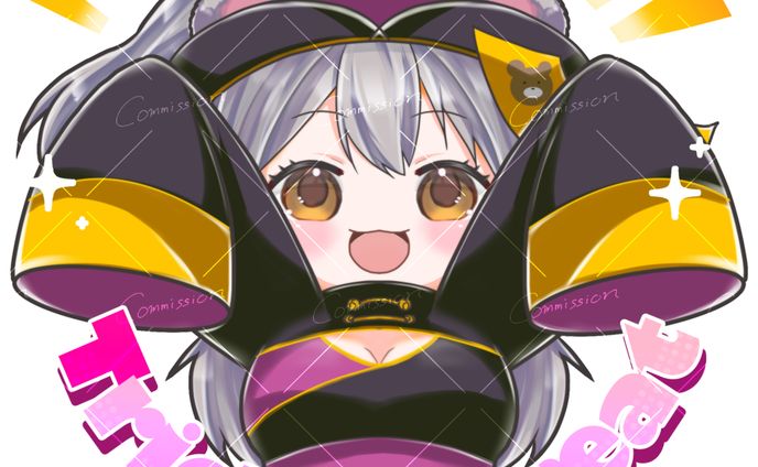 Vライバー ヒム月ベアト様 イラギフイラスト