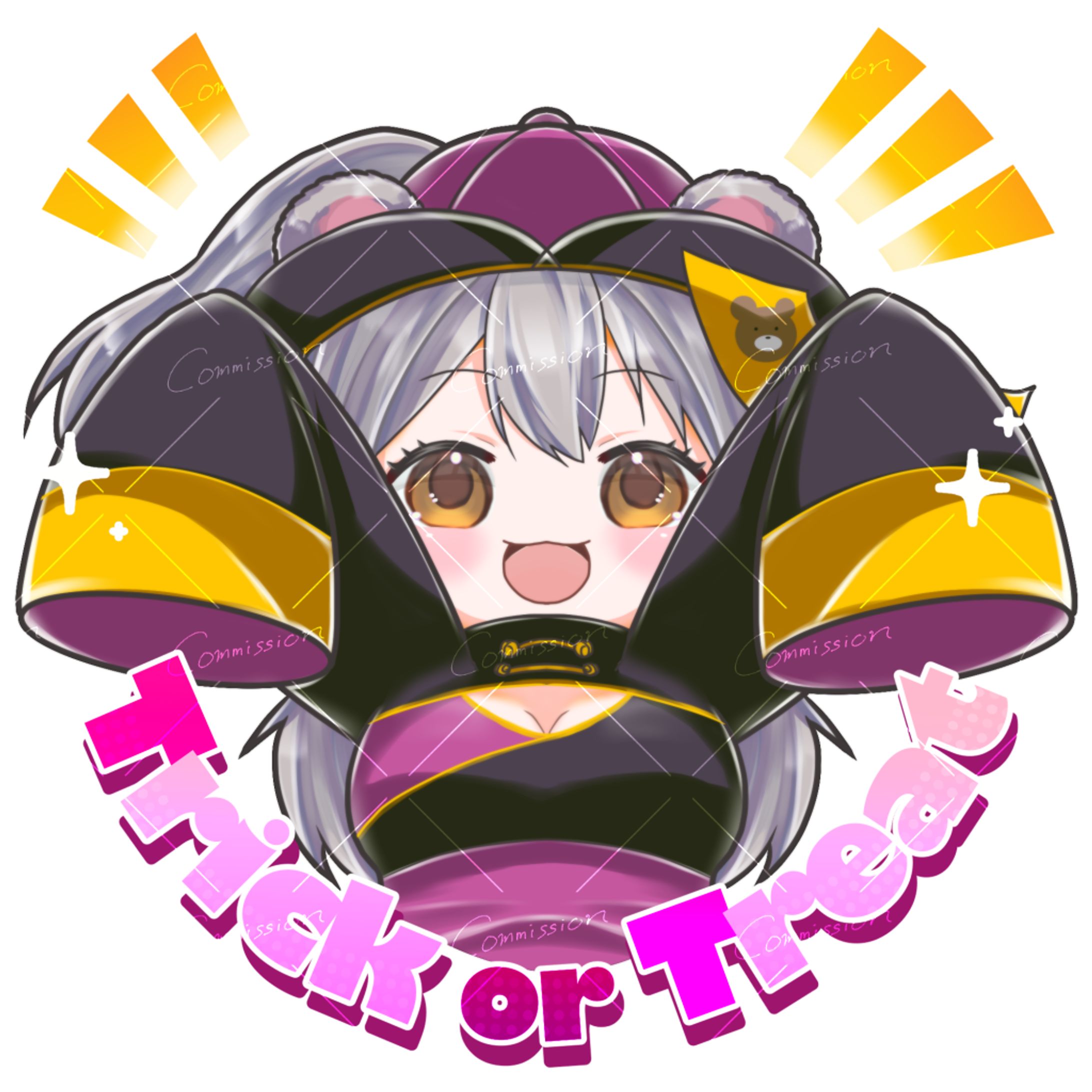 Vライバー ヒム月ベアト様 イラギフイラスト-1