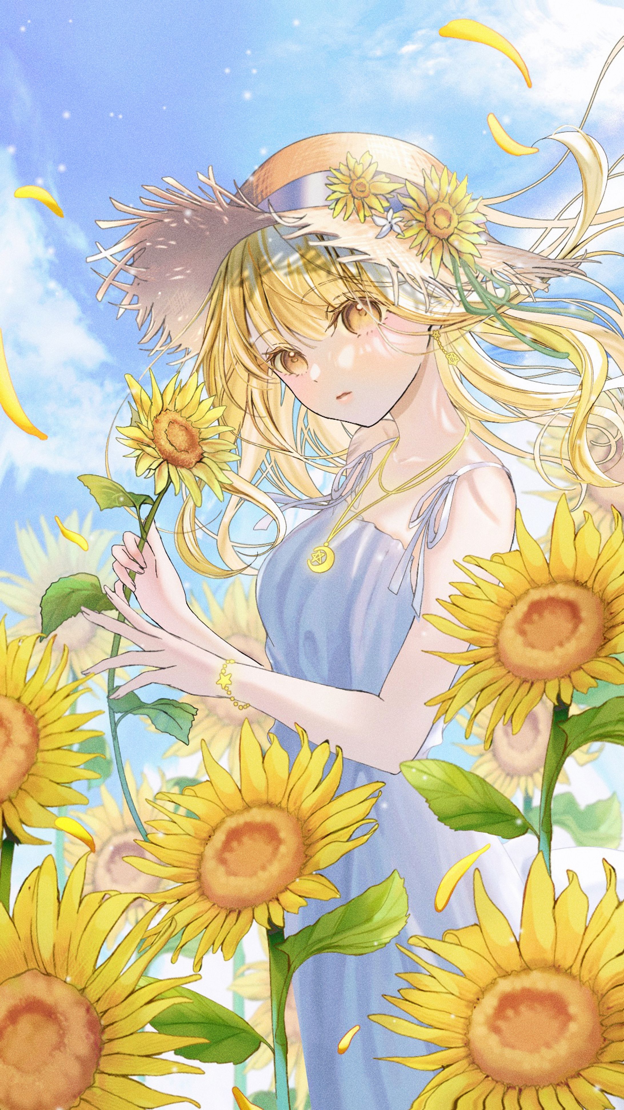 ご依頼 ひまわり畑の女の子 -1