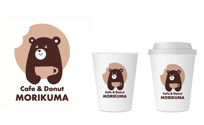 カフェモリクマロゴ(架空)