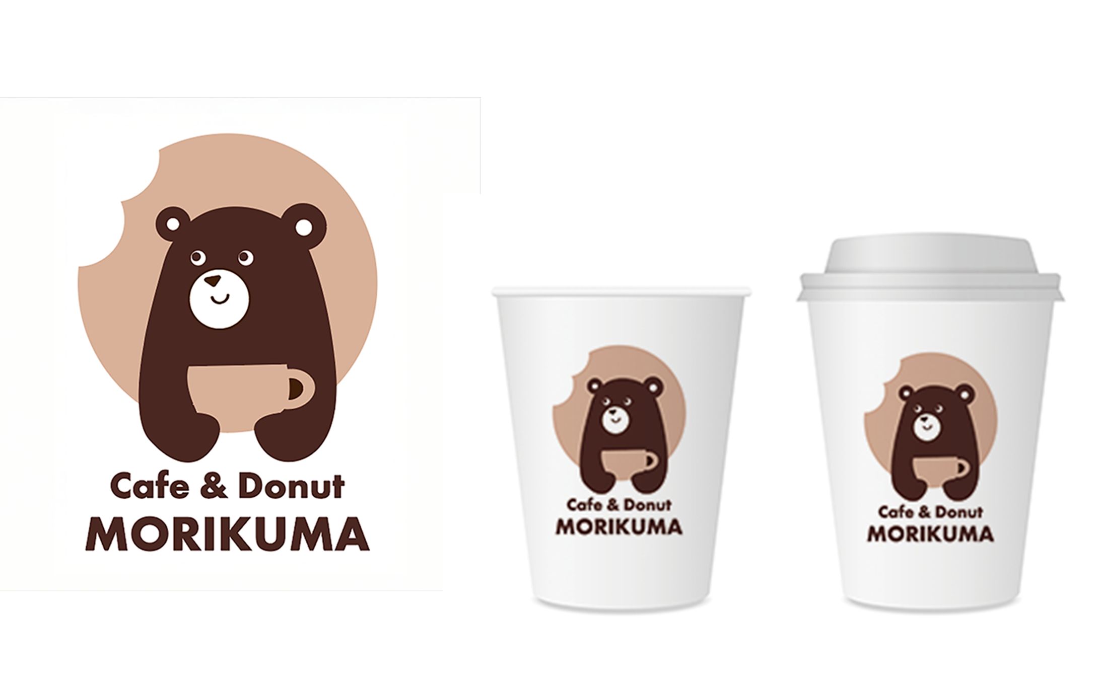 カフェモリクマロゴ(架空)-1