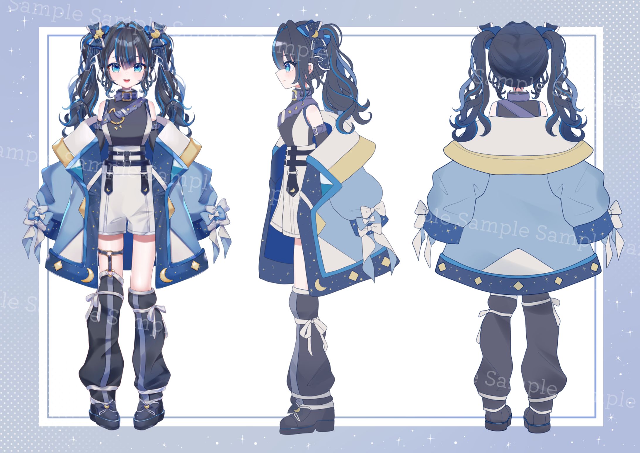 ◇ヒカリ海月◇額装作品イラスト原画 ◇ヒカリ海月◇額装作品イラスト原画