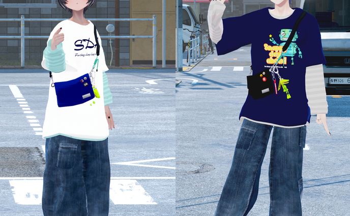『Snappy Day Ahead』／#VRCメンズ服