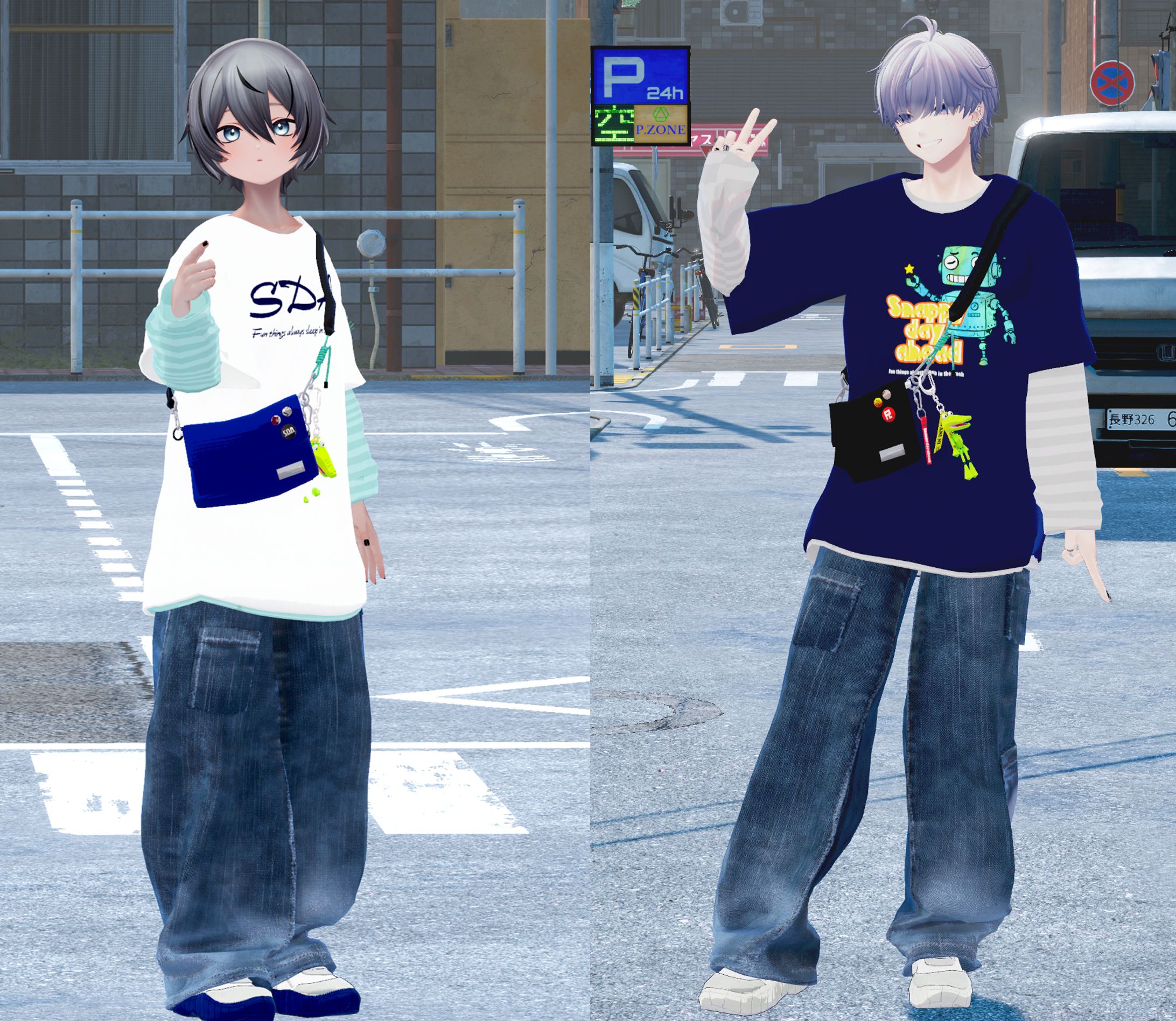 『Snappy Day Ahead』／#VRCメンズ服-1