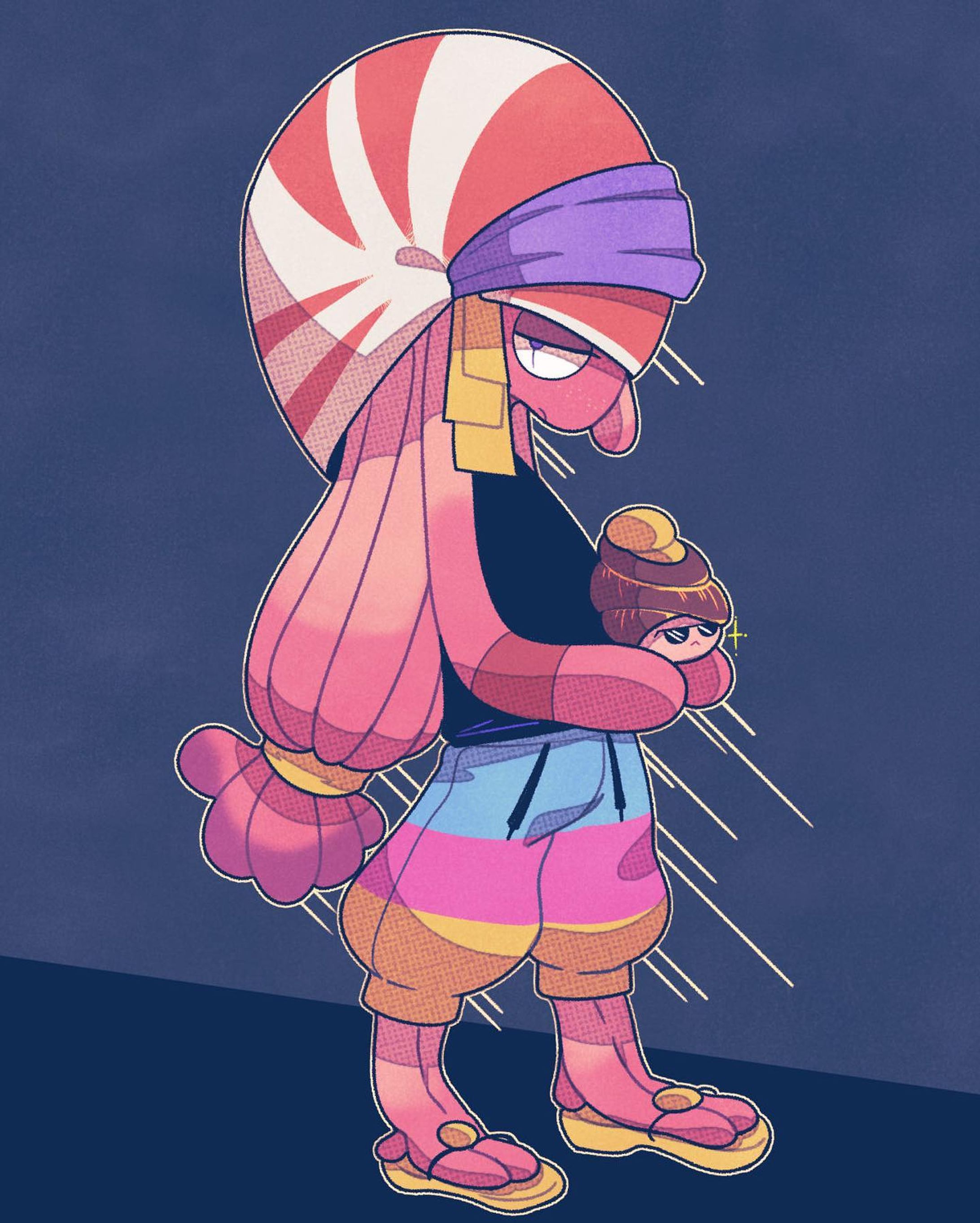 #イラスト #illustration #スプラトゥーン3 #splatoon3 #オームラ #gnarlyeddy
#タニシ店長 #nails 

まぁた任天堂が癖にくるキャラをぶっ放してきたわけですが-1