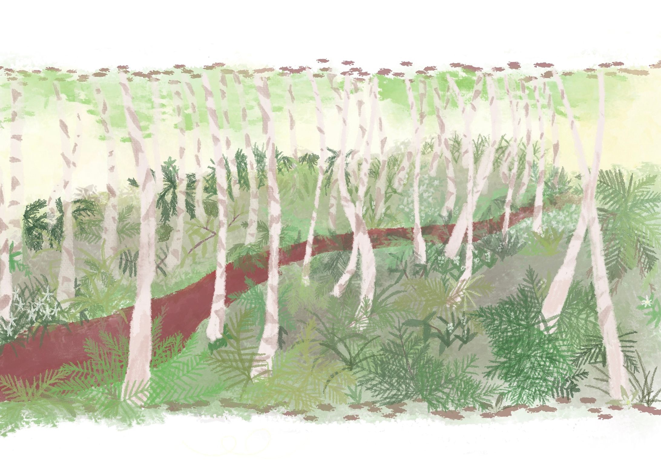 いつもの道 no.4（デジタル）-1