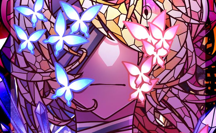 stained glass🦋