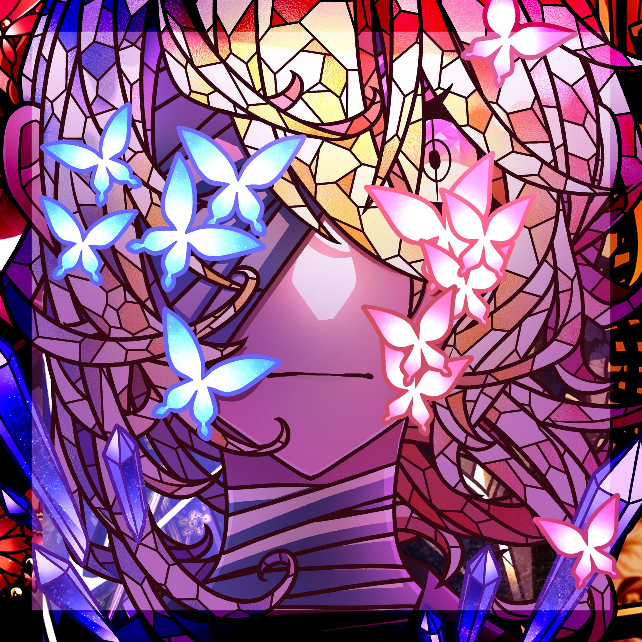 stained glass🦋-1