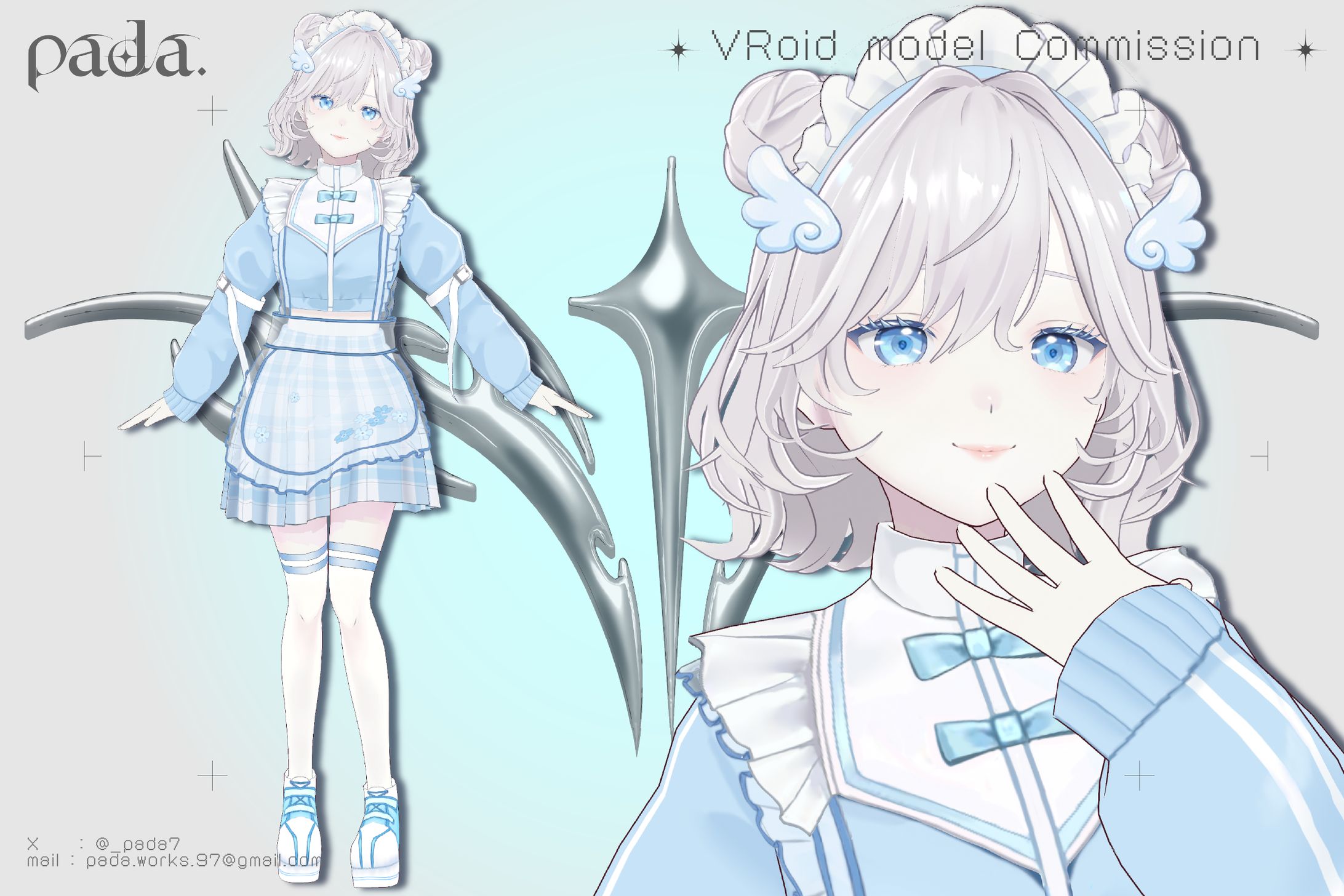 VRoid 3D model / 梨水ライチ-1