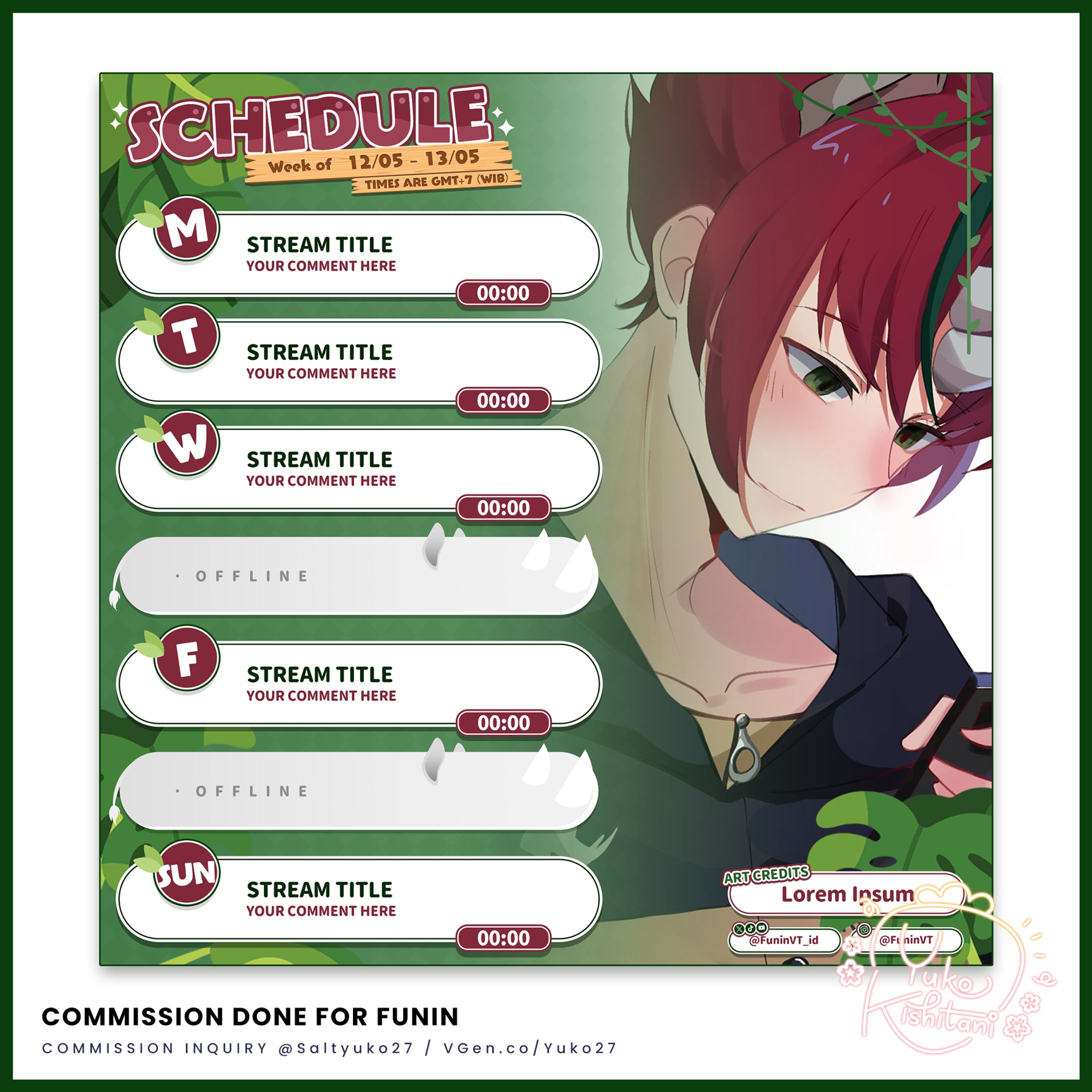 Funin Weekly Schedule-1