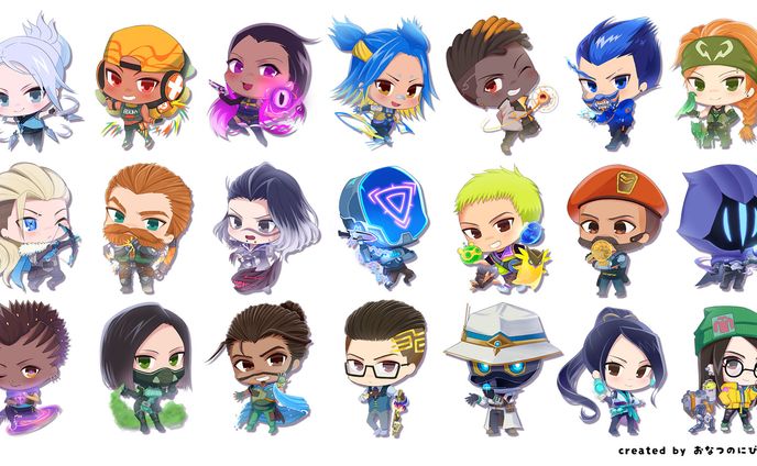 VALORANTキャラクター SDイラスト