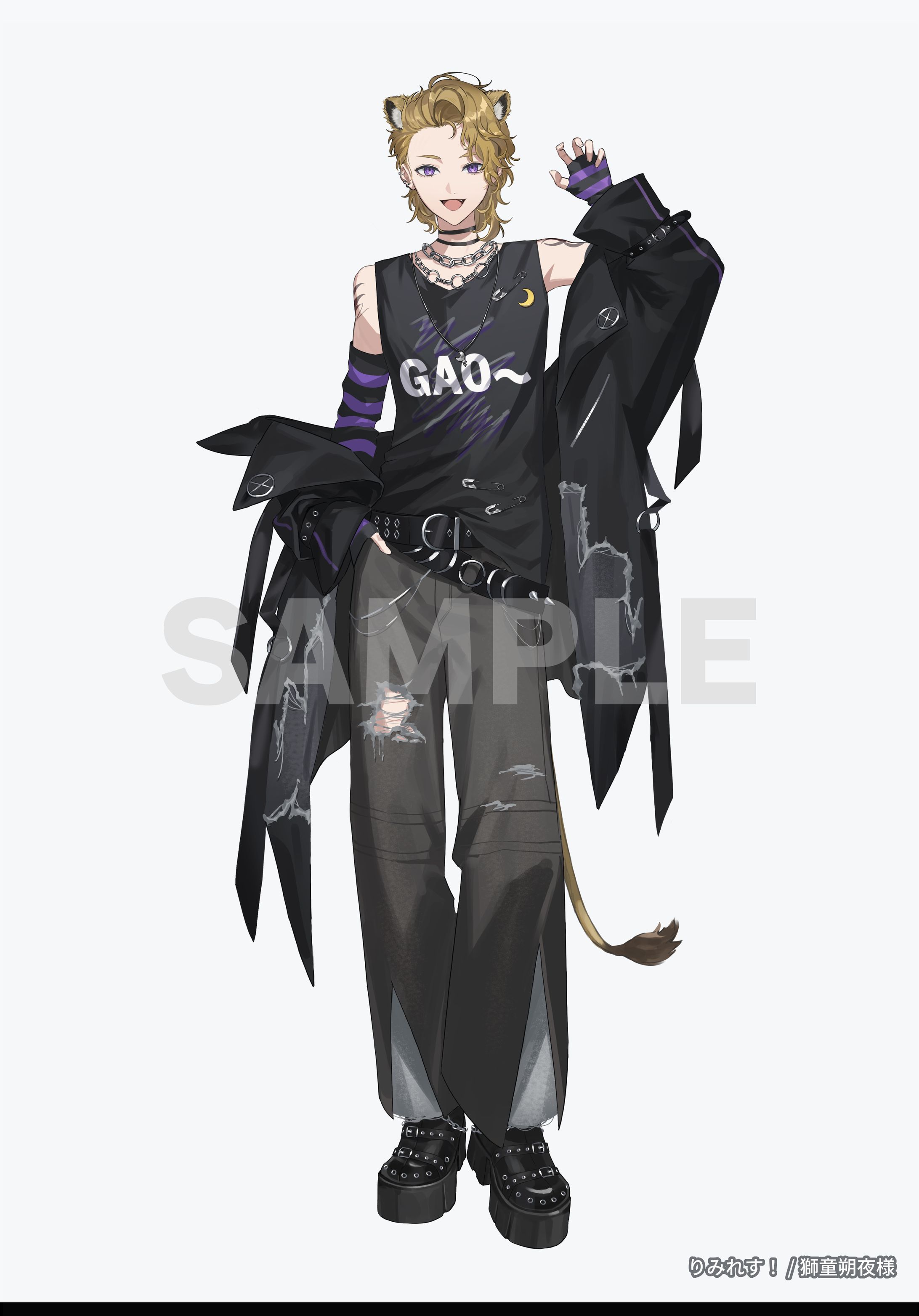 りみれす！研修生/獅童朔夜様　立ち絵/一枚絵-1