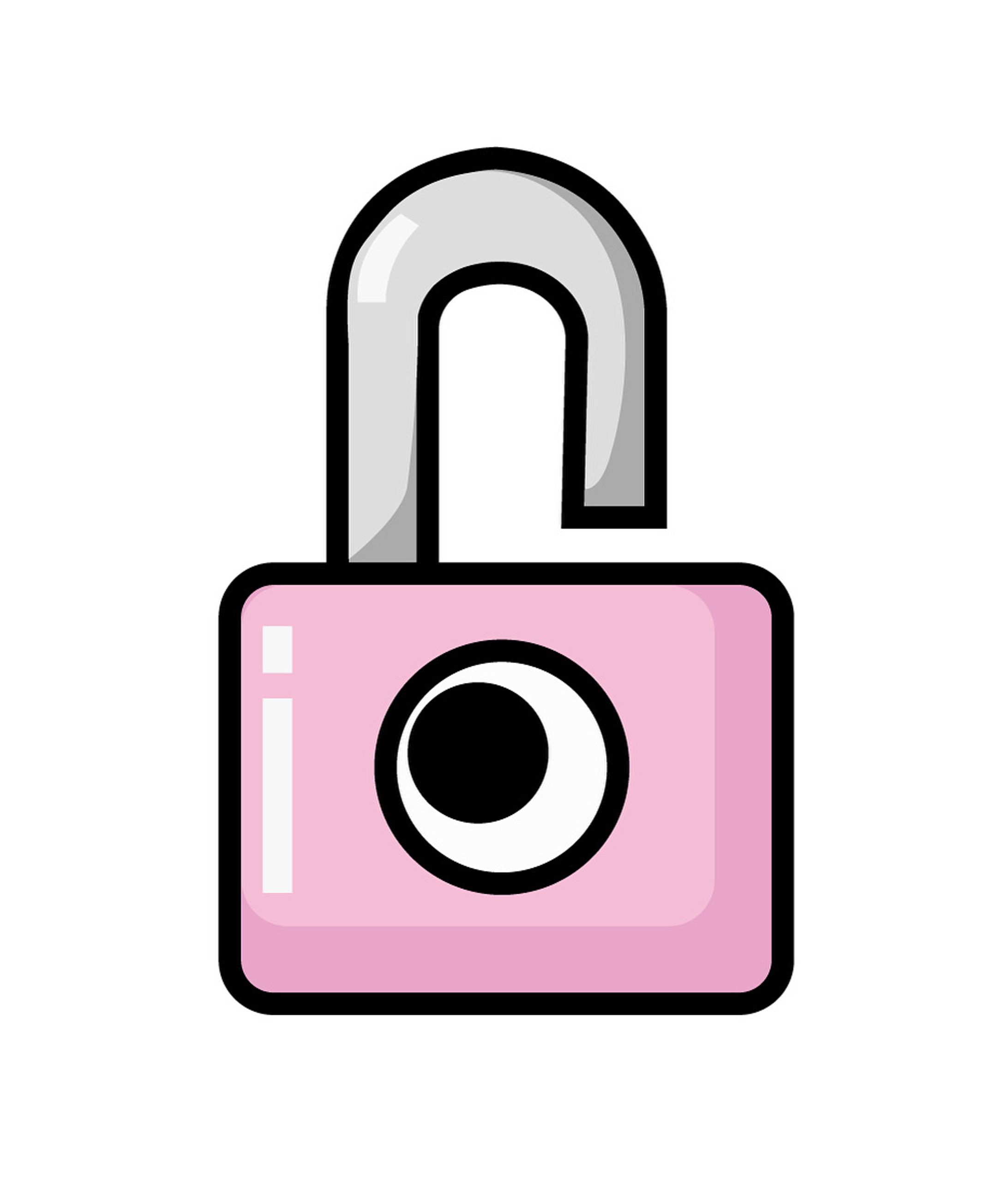 ピンクの鍵のアイコン-1