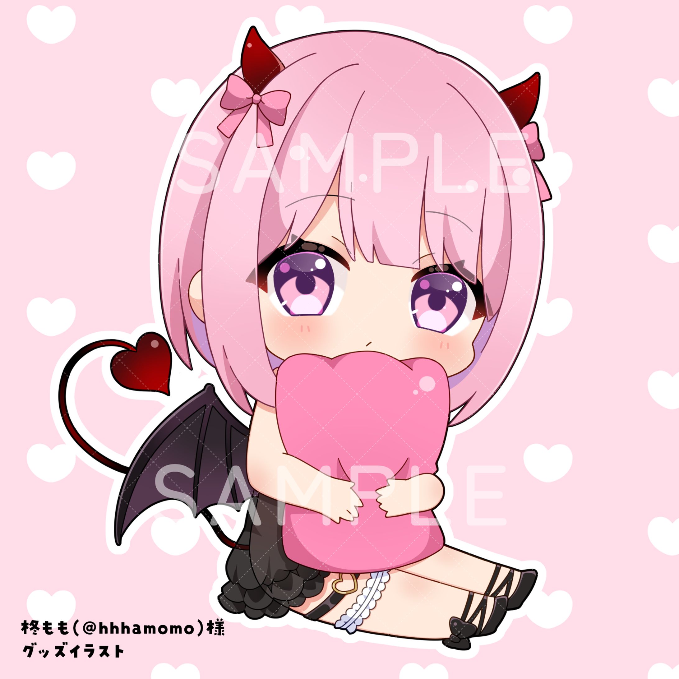 【works】柊もも様　withnyFesta返礼品グッズイラスト-1