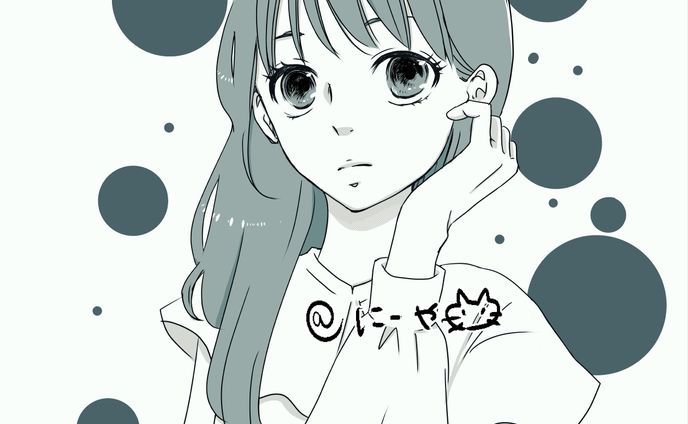 モノクロイラスト