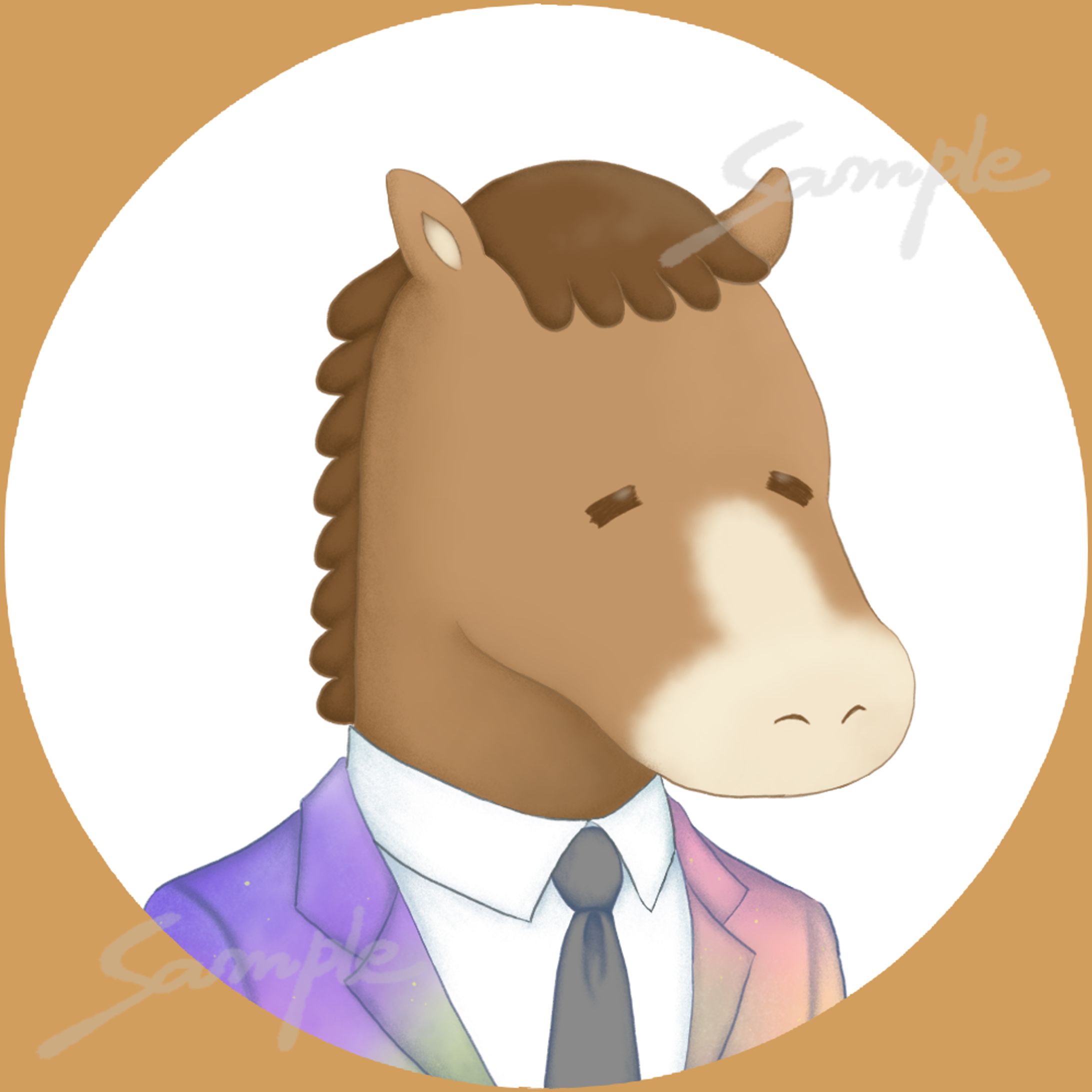 【ご依頼絵】SNS等で使用するアイコン-1